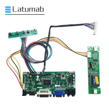 Latumab Nauji LCD LED LVDS Valdiklio plokštės tvarkyklių rinkinį, skirtą LTN154XB-L01 HDMI + DVI + VGA Nemokamas pristatymas