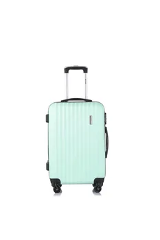 L'case lagaminą bagažo šviesiai žalia mėtų spalvos kelionių lagaminą keliauti kelionę atostogų lagaminą ant ratų Kelionių lagaminai mažas troleibusas atveju