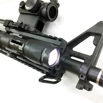 M600C Taktinis Žibintuvėlis LED Skautų Šviesos Softair Lanterna Airsoft Arma Kariuomenės Šaudymo Medžioklės Lempos Šautuvas, Pistoletas Ginklas Šviesos