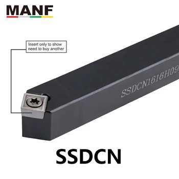 MANF tekinimo įrankio laikiklis 20mm SSDCN-2020K09 Tekinimo Staklės, Pjovimo Juosta Vidaus Pjovimo Staklės Metalo Tekinimo Lazdele M