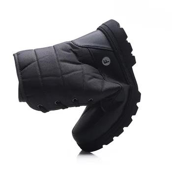 MARSON Porų Žiemos Sniego Batai Išlaikyti Šiltas Vidurio Blauzdos Įkrovos Vyrų Pėsčiųjų Vaikščiojimo Batai Moterų Lauko No-Slip Plus Size Avalynė