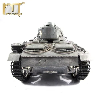 MATO 1 16 Užbaigti visus Metalo Bakas vokiečių Panzer III 2.4 G Mato Žaislai, RC modelio Baką airsoft atatranka barelį RTR versija karinės