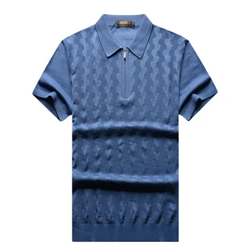 MILIJARDIERIUS TACE&SHARK marškinėliai vyrams 2018 naujas stilius prekybos komfortą geometrijos modelį, apykaklės užtrauktukas vyrų drabužiai nemokamas pristatymas