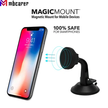 Magnetinės Metalo Telefonas Mount Turėtojas priekinio Stiklo, prietaisų Skydelio Universaliųjų Automobilių Mobiliojo Telefono Dėklą, skirtą 