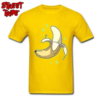 Marškinėliai Gražus Bananų T-marškinėliai Vyrams, T Marškiniai Juokingas Animacinių filmų Spausdinti Drabužių Medvilnės Juoda Viršūnes Hip-Hop Tees Vaisių Meilužis Marškinėlius XS