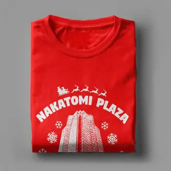 Marškinėliai Nakatomi Plaza Juokinga, Medvilnės Kalėdų Vakarėlį 1988 Vyrai Tee Marškinėliai Topai Tees T-Shirt