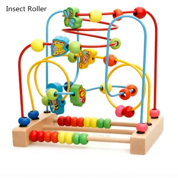 Medinių Rutuliukų Labirintas Žaislas Montessori Vaisių kalnelius Švietimo Kūdikių Matematikos Žaislas Vaikams PHOOHI