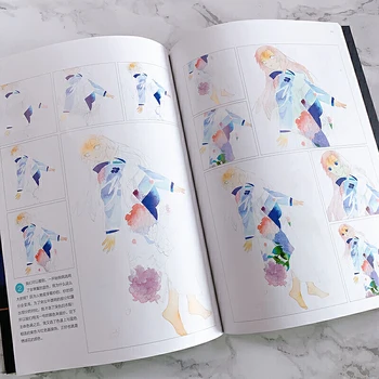 Mergina Star Japonijos Akvarelė Duomenys Tapybos Meno Knygos Anime Mergina Piešimo Technika Pamoka Knyga