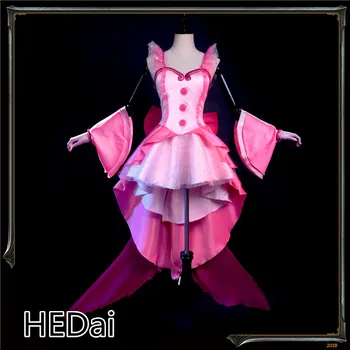 Mermaid Melody Nanami Luchia Cosplay Kostiumų Moteris Rožinė Suknelė Animacija Cos Komplektai
