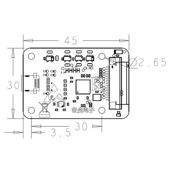 Micro HDMI CSI2 Adapteris Valdybos HDMI Įvesties Iki 1080p30 Už Rasperry Pi 4B 3B 3B+ Nulis