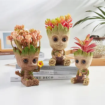 Mielas Groot Gėlių Vaza Sultingi Vazonus Pasakų Sodo Puošmena Aksesuarai, Namų Dekoro Artware Vaikams Dovanų Ornamentu
