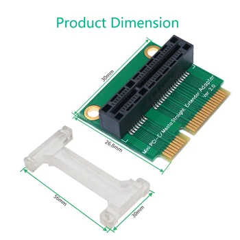 Mini PCI-E mSATA Adapteris Vertikaliai Mini PCI Express 52 Pin 3G/4G WWAN LTE, GPS ir mSATA SSD Pridėti Korteles