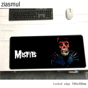 Misfits padmouse 700x300x2mm žaidimų kilimėlis žaidimas locrkand pelės mygtukai žaidėjus kompiuterio stalas Natūralios Gumos kilimėlis notbook mousemat pc