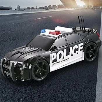 Modeliavimo Policijos Automobilį Žaislas, Užsiimti Gelbėjimo Vehical Modelis su Garso ir Šviesos ,Geriausia Dovana Vaikams, Berniukams ir Mergaitėms