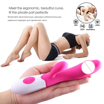 Moterų Dildo G spot Vibratorius Klitorio Stimuliacija 7speed Vibracijos Silikono Dual Varikliai Lankstus Vibratorius, Sekso žaislai Moterims