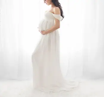 Motinystės suknelės už nuotrauką šaudyti didelio Dydžio, Suknelė Nėštumo fotografija Seksualus Motinystės Dress Fotografavimo Nuotraukų Vasaros Nėščia Suknelė