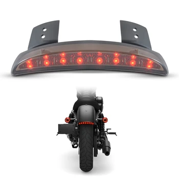 Motociklo Galinio Sparno Uodegų Krašto Raudonas LED Stabdžio Uodegos šviesos Harley Sportster XL 883 1200 48 72 Cafe Racer Modeliai