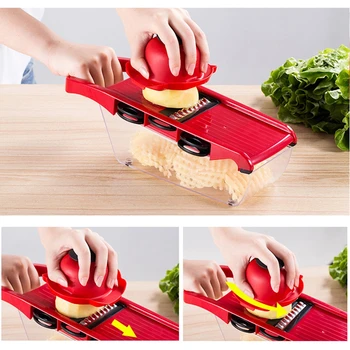 Multi-funkcija daržovių peilis su daržovių cutter vadovą, virtuvės reikmenys įrankis bulvių skustukas morkų šlifuoklis sūrio trintuvė