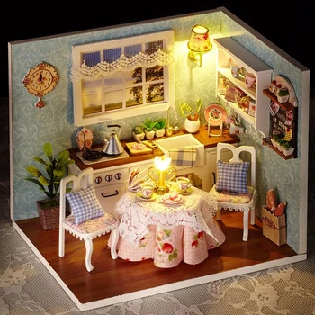 Mylb Amatų Miniatiūriniai Lėlių Laimingas Virtuvė Modelis 