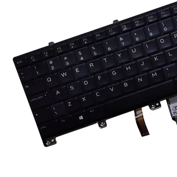 NAUJAS UI klaviatūra DELL Alienware M17 17 R4 R5 nešiojamojo kompiuterio Klaviatūra su Apšvietimu 0ND5TJ PK1326T1B01