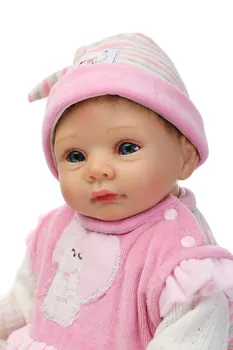 NPK 55cm Silikono Atgimsta Boneca Realista Mados Kūdikių Lėlės Princesė Vaikų Gimtadienio mergaitės Dovana Bebes Lėlės Reborn
