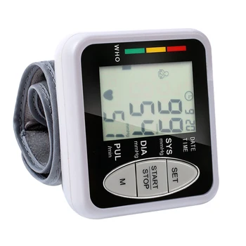 Namų Sveikatos Priežiūros Sphygmomanometer Skaitmeninė Kraujo Slėgio Matuoklis Stebėti Širdies Ritmas, Pulsas Nešiojamų Smart Kraujo Spaudimo Matuoklis