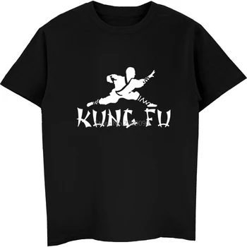 Nauja Vasaros Kinijos Kung Fu T Marškinėliai Vyrams Medvilnės Vasaros Juokinga Trumpas Rankovės Hip-Hop Vyrų Shaolin Marškinėliai Hip-Hop Viršūnes Tee
