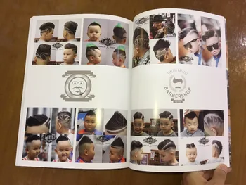 Nauja siunta Naftos Dėmė ir Drožyba Šukuosenos Dizainas, Knyga, 283 Tipų Plaukų Stiliaus Šukuosenų Knyga