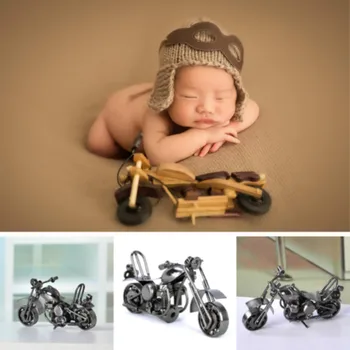 Naujagimio Fotografijos Rekvizitai Mini Metalo Motociklą Kūdikio Fotosesiją Priedai Kūrybos Rekvizitai Cool Nuotrauka Papuošalai Naujo Tipo