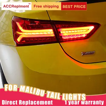 Naujas LED galiniai Žibintai Asamblėjos Chevrolet Malibu 16-18 LED Galiniai Stabdžių Žibintas Atbulinės Šviesos Galinis Atgal Iki Lempos DRL Automobilio Užpakaliniai žibintai
