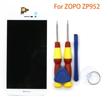 Naujas originalus ZOPO ZP952 Speed7plus Speed7 plus Jutiklinis ekranas LCD Ekranas LCD ekranas Ardyti Įrankis + 3M Klijais