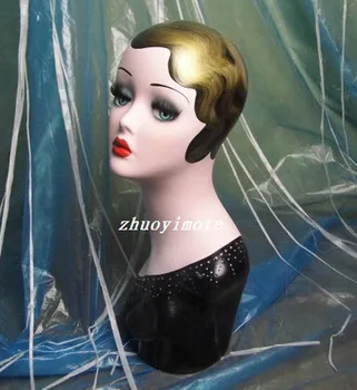 Naujus moteriškus Manekeno Galvos Perukai Skrybėlės Bžūp Ausinių Ekranas maniqui Modelis Moterų Plaukų Papuošalų Stendas Ponios ZYGril1