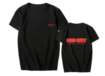 Nct 127 seulas koncertas pačiu neo miesto spausdinti, o kaklas trumpas rankovės marškinėliai vasarą kpop unisex mada k-pop t-shirt 3 spalvų