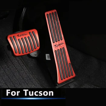 Ne-Gręžimo Automobilio Akceleratoriaus Dujų Kuro Stabdžių Ir Sankabos Pedalu Padengti Atveju Hyundai Tucson 2016 2017 2018 2019 Priedai