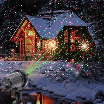 Ne Kalėdų Žiburiai Naujųjų Metų Gatvės Lazerinis Projektorius Atostogų Apšvietimas, Sodo Puošmena Namuose Dinaminis Dušo