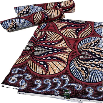 Nekilnojamojo vaškas Ankara Afrikos batikos dvigubai spausdinama medžiaga Afrika tissu aukščiausios kokybės medvilniniai siuvimo medžiagos suknelė priėmimo amatų 