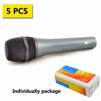 Nemokamas pristatymas, 5vnt didmenine 835 laidinio dinaminis cardioid vokalinis mikrofonas , e 835 laidinio sennheisertype vokalinis mikrofonas