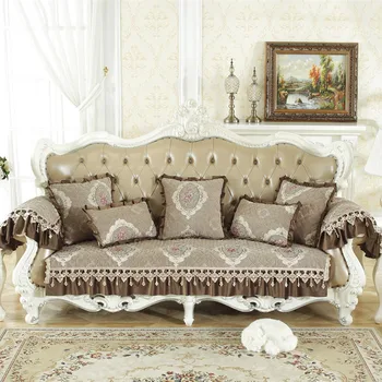 Nėriniai neslidus Šeniliniai avių kašmyras žakardo sofa cover cama užvalkalai už kambarį baldai apima, kurių skerspjūvio sofos dangtis