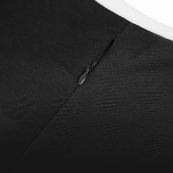 OTEN Moterų 2021 M. Rudenį Dviejų dalių komplektas kišenės 3/4 Rankovės Office Lady Suknelė Atsitiktinis Elegantiškas Bodycon Šalies Wrap Suknelės Dėvėti į Darbą