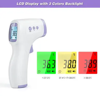OUTAD Skaitmeninis Infraraudonųjų spindulių Kaktos Termometras Ausies Ne-kreiptis į medicinos Termometro LCD Kūno Karščiavimas Kūdikių ir Suaugusiųjų Temperatūrai matuoti