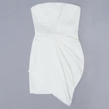 Ocstrade Vasaros Puoštas Balta Bodycon Suknelė 2020 M. Naujai Atvykusių Moterų Stebėjimo Seksualus Baltas Bodycon Suknelė Klubas Vakare Šalis Suknelė