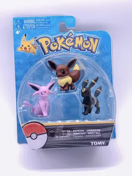 Originali Takara Tomy Pokemon Duomenys Eevee Lėlės 18cm PVC Modelis Žaislai Vaikams Kalėdų Dovana