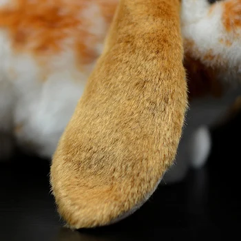 Originalus Mielas Lop-nulėpausį Triušį Minkštas Pliušinis Žaislas Orange Modeliavimas Bunny Lėlės Gyvūnų Vaikai Vaikams Gimtadienio Dovanų Kolekcija