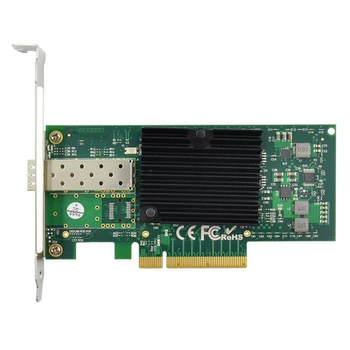 PCI-E X8 10 Gigabit Server Pluošto Tinklo plokštė PCIe 10GbE SFP + Pluošto Tinklo plokštė 82599EN