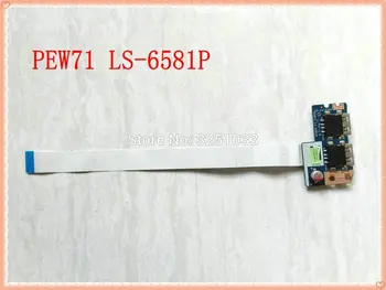 PEW71 LS-6581P USB Port Board (W/ Laido ACER ASPIRE 5742 5552 5736Z 5733 5335 5336 5253 5250 USB VALDYBOS 5551G 5552G USB kabelis