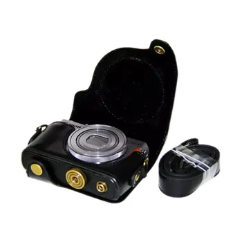 PU Oda Atveju Pečių Maišą Sunku Krepšiai su Diržu, Canon Powershot G9X G9 x Mark II 2 Skaitmeninis Fotoaparatas