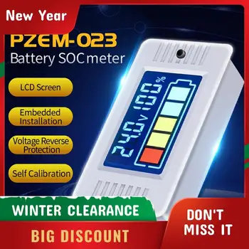 PZEM-023 0-100v Spalvotas LCD Digital Voltmeter Skydelis Metrų Elektros Baterijos Testeris, Ličio, Švino-rūgšties Baterijos Matuoklis
