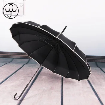 Pagoda skėtis vieno taško suvynioti ilga rankena Princesė skėtį nuo saulės, šviežių kūrybinės fotografijos retro saulėtas, skėtis, lietus saulėta