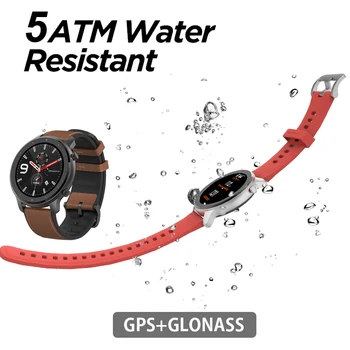 Pasaulinė Versija Huami Amazfit VTR 47mm GPS Smart Watch Vyrų Vandeniui 5ATM Smartwatch 24 Dienų Baterija AMOLED Ekranas, 12 Sporto Režimas