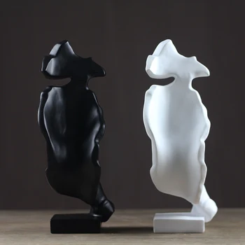 Paslaptingas meno prasme dervos apdailos Unikalią viziją Pobūdžio skulptūra home office abstrakčiai statula amatai